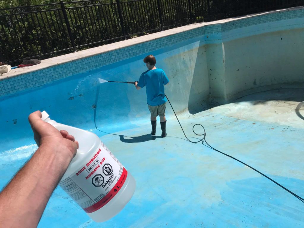 ACID WASHING Piscines et Spas Seychelles Pools and Spas Lasalle